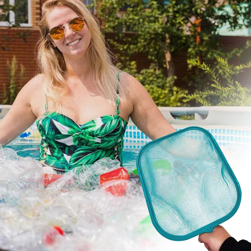 Baseino valymo tinklas Profesionalus gelbėjimo tinklas Tinklinis baseino skimerio lapų gaudyklės krepšys namų lauko baseino valiklio priedai