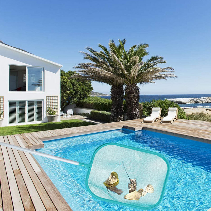 Baseino valymo tinklas Profesionalus gelbėjimo tinklas Tinklinis baseino skimerio lapų gaudyklės krepšys namų lauko baseino valiklio priedai