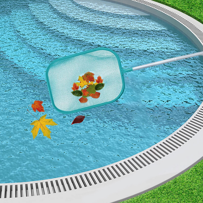 Baseino valymo tinklas Profesionalus gelbėjimo tinklas Tinklinis baseino skimerio lapų gaudyklės krepšys namų lauko baseino valiklio priedai