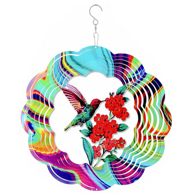 Vnútorná vonkajšia záhradná dekorácia nádvoria dekorácia 3D veterná rotácia lapače vetra závesná ozdoba zvonkohra