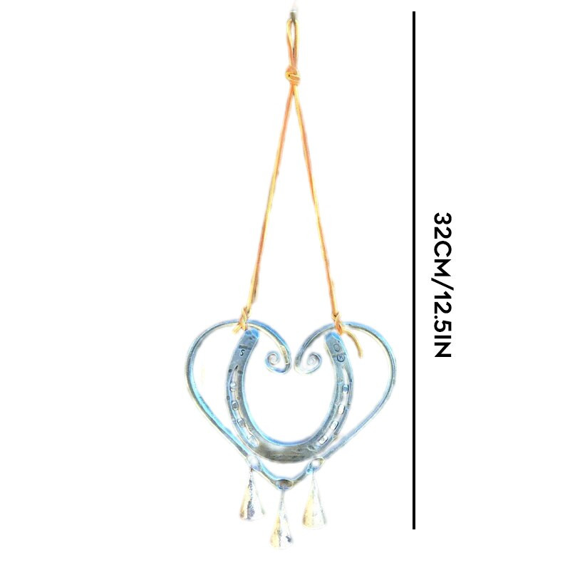 „Lucky Love“ vėjo varpelis su plieniniais nagais suasmenintas Valentino dienos pakabinamas ornamentas namų sodo kiemo dekoravimui Nauja 2022 m.