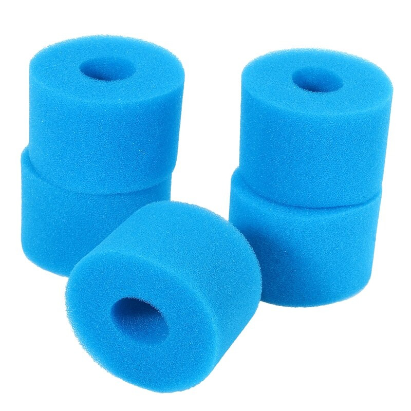 5 vnt. baseino putplasčio filtro kempinė Intex S1 daugkartinio plaunamo bioputų valiklio baseino putplasčio filtro plaukimo priedas