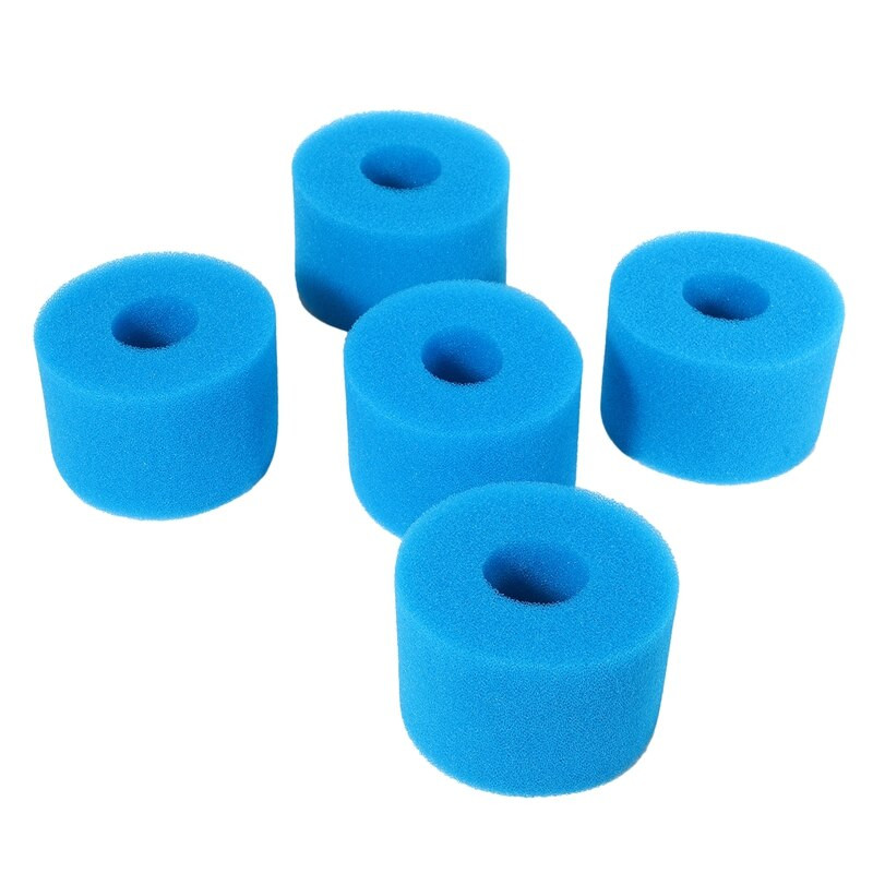 5 vnt. baseino putplasčio filtro kempinė Intex S1 daugkartinio plaunamo bioputų valiklio baseino putplasčio filtro plaukimo priedas