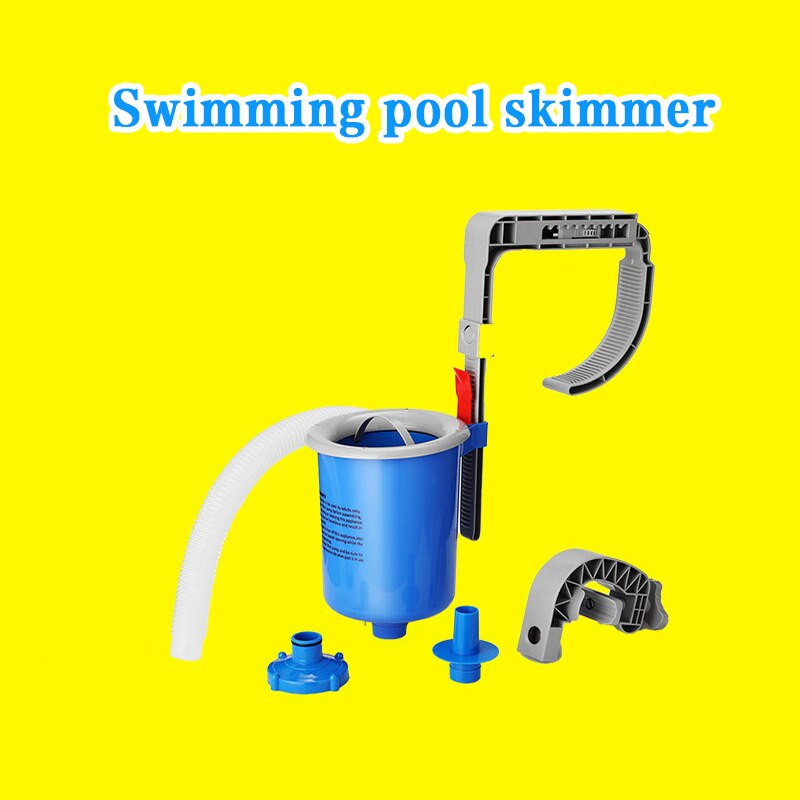 Automatic Pool Surface Cleaner Pool Care Surface Float Extractor Swimming Pool Skimmer Wall Mount Cleaner Leaf Collection Tool