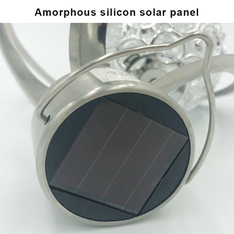 Saulės energija varomas vėjo varpelis LED spiralinio suktuko lempos spalva keičiasi pakabinama šviesa, lauko namų dekoro lempa Sodo amatų veja