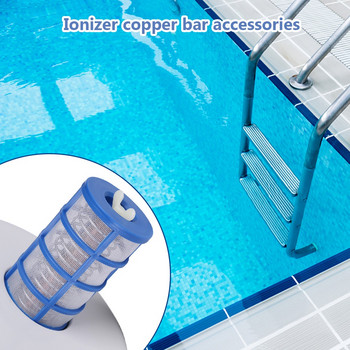 Solar Pool-Ionizer Copper Silver Ion Swimming Pool Purifier Pool Ionizer for Outdoor Replacement Solar Copper