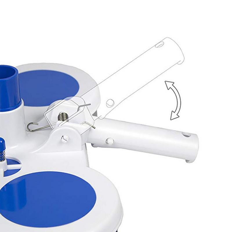 13 colių plataus baseino priedai Dulkių siurblio valymo įrankis Siurbimo galvutės fontano dulkių siurblio šepetys