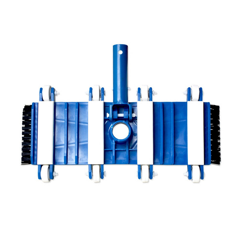 Cap de aspirare pentru piscină de 14 inch cu perie roată de aspirație Cap de aspirație perie de vid instrument de curățare a piscinei fântână