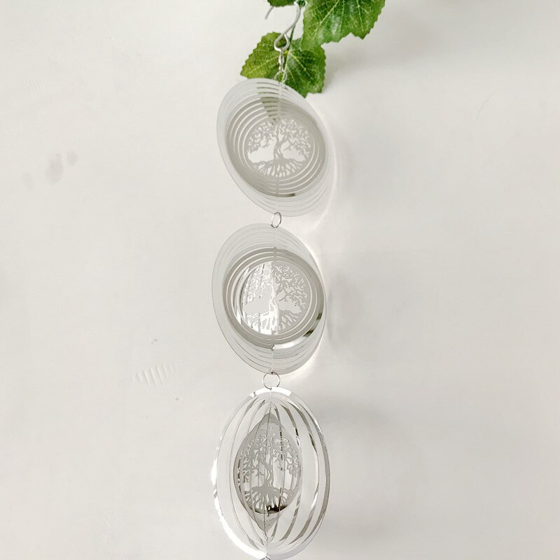 3D besisukantys vėjo varpeliai nerūdijančio plieno vėjo suktukas varpelio medžio langas jūros dekoras Estetiški sodo kabantys lauko varpeliai NAUJIENA