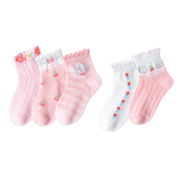 Πολύχρωμες παιδικές κάλτσες - πέντε τεμάχια