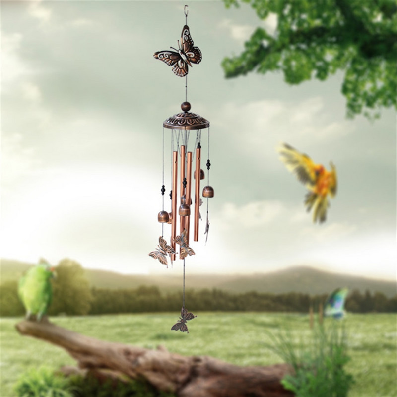 Antikvariniai rezonansiniai metaliniai varpeliai, pakabinami svetainės lova Namų dekoras Dovana lauko kiemas Sodas Dekoruoti vėjo varpeliai Dropshipping