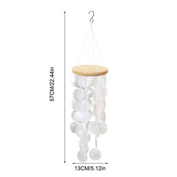 Wind Chimes Shell Wind Chimes Outdoor Wind Chimes Melodious Pleasant Soundfor Windowsill Gar