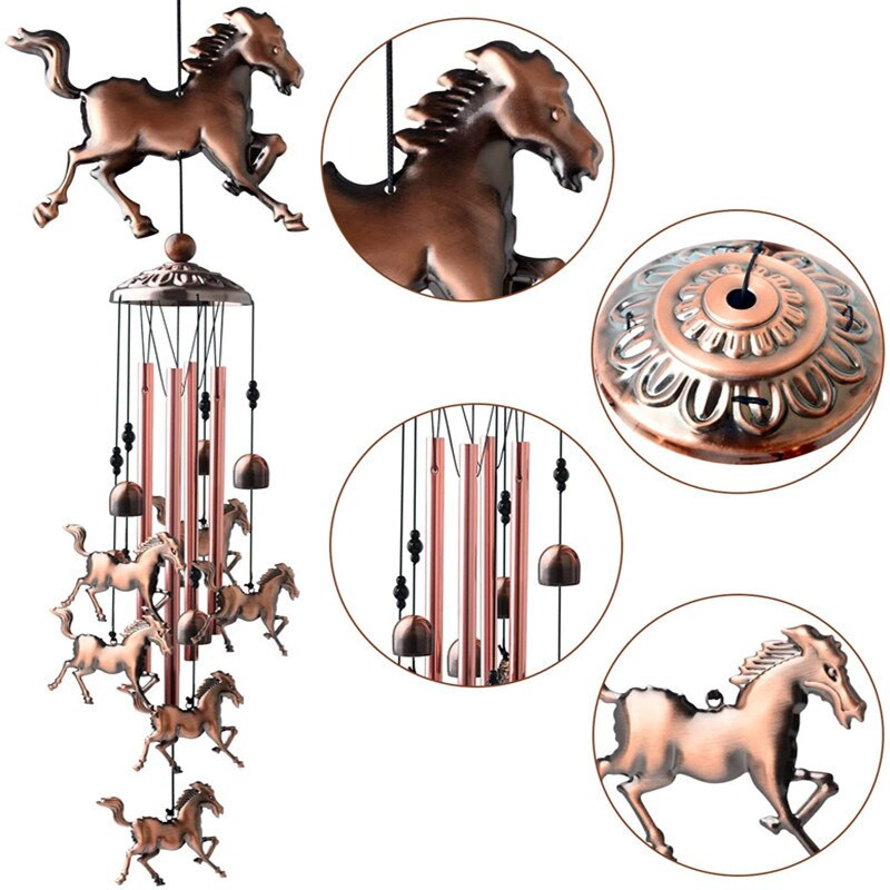 Senoviniai vėjo varpeliai, pakabinami sode lauko svetainės lova Namų dekoras Dovanų automobilis Lauko kiemas Sodo dekoras vėjo varpeliai Dropshippin