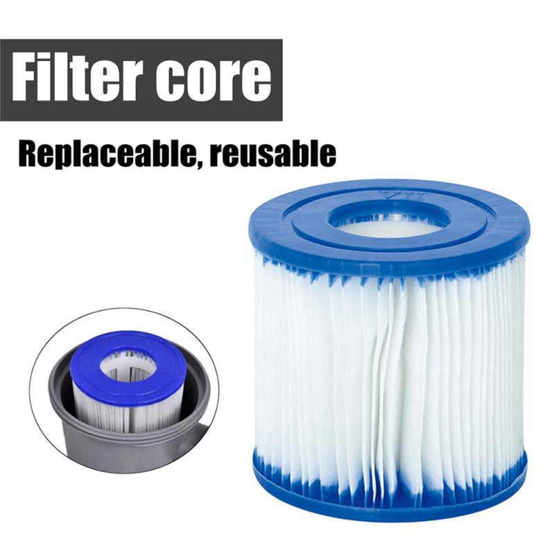 Baseino elektrinis filtro siurblys Didelis baseino filtras Buitinis baseino valiklis Nuimamas filtro šerdies cirkuliacinio siurblio valymo įrankis