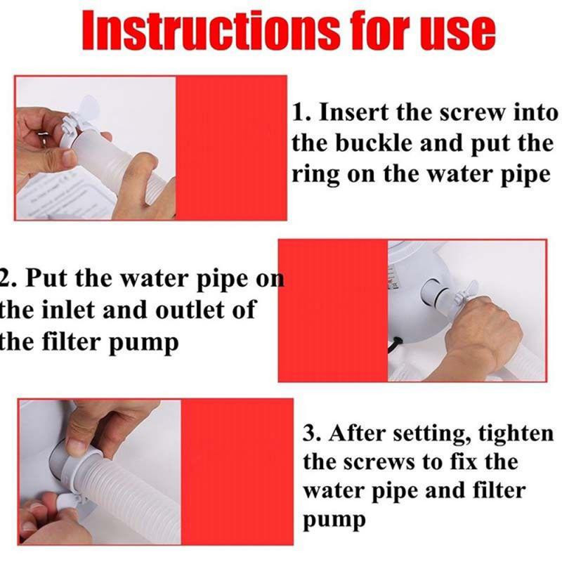 Baseino elektrinis filtro siurblys Didelis baseino filtras Buitinis baseino valiklis Nuimamas filtro šerdies cirkuliacinio siurblio valymo įrankis