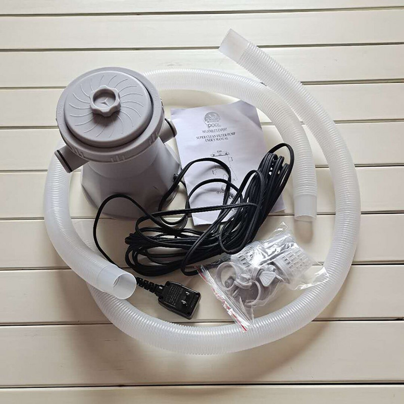 300 galonų pripučiamas baseino valiklis elektrinis filtro siurblio valymo įrankis Efektyvus filtravimo valymo įrankis filtro siurblys
