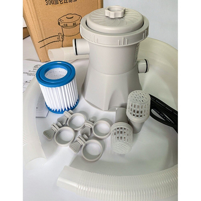 Baseino elektrinis filtro siurblys Didelis baseino filtras Buitinis baseino valiklis Nuimamas filtro šerdies cirkuliacinis siurblys