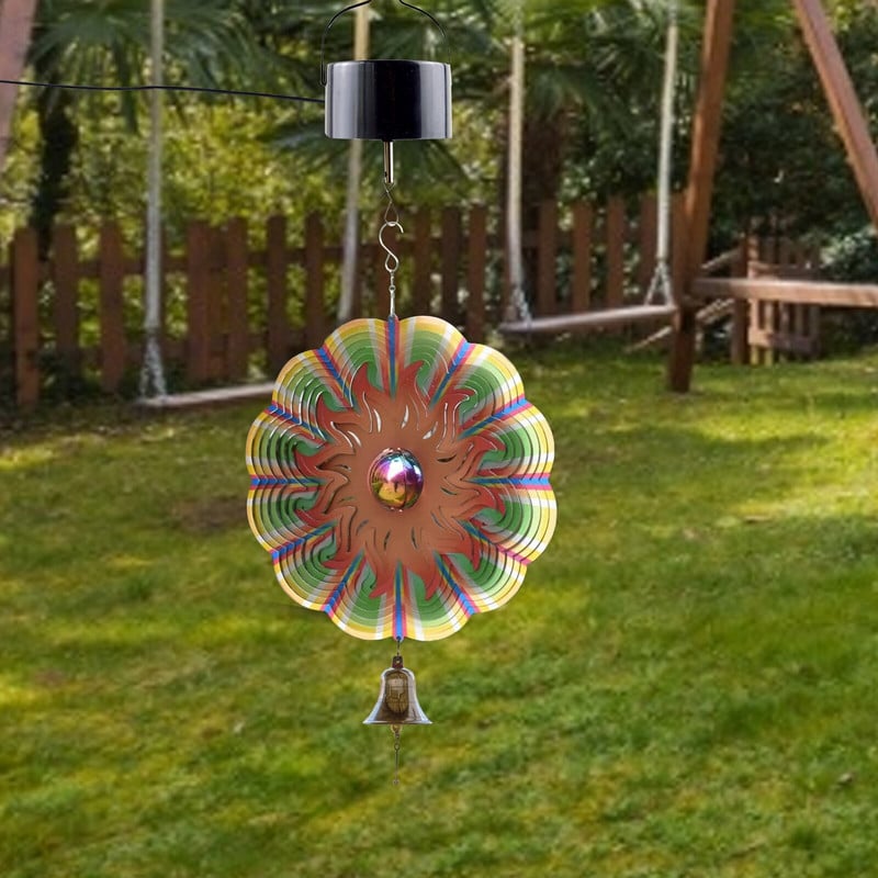Besisukantis vėjo suktuko variklis, skirtas vėjo varpeliui pakabinamam dekoravimui Elektra varomas pakabinamas ekranas, sukamasis sukamas sūkurinis variklis
