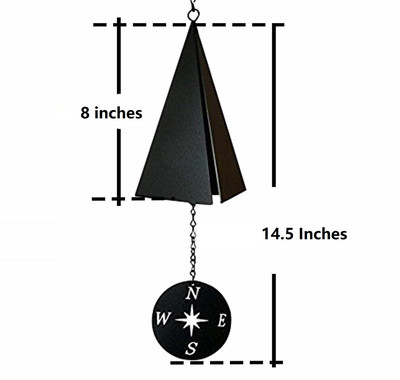 Vėjo varpeliai lauko giliems tonams Vėjo varpai-plūdurai varpai varpeliai kompasas unikalus lauko vėjo varpelis durų verandos sodo apdaila