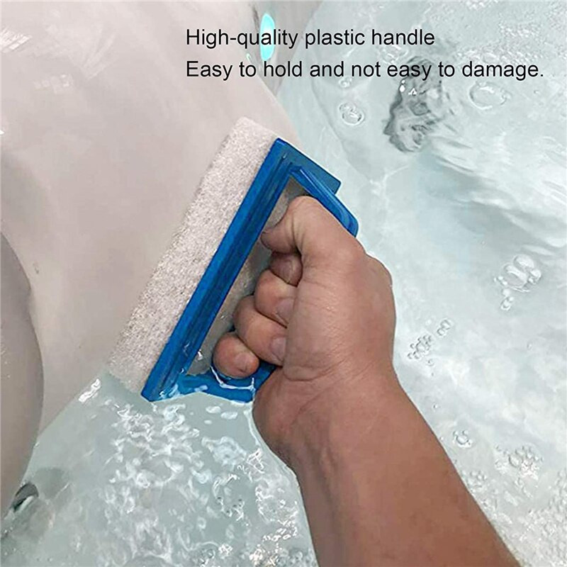 Baseino valymo šepetys Grindų Sienų Kempinėlių šepečių valymo įrankis baseino tvenkiniams SPA kubilams Sienų valiklis Baseino šveitimo priedai