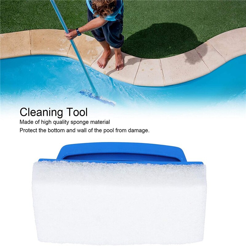 Baseino valymo šepetys Grindų Sienų Kempinėlių šepečių valymo įrankis baseino tvenkiniams SPA kubilams Sienų valiklis Baseino šveitimo priedai