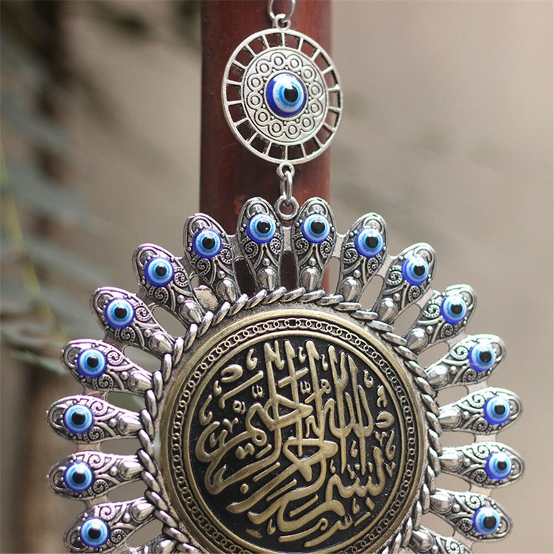 Big Turkish Evil Eye Mėlynos akys pakabukas Demonas Turkija Suvenyras patalpų sienų apdaila Stiklo lydinio automobilio kabantis šiaurietiškas namų papuošalas