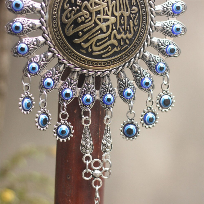 Big Turkish Evil Eye Mėlynos akys pakabukas Demonas Turkija Suvenyras patalpų sienų apdaila Stiklo lydinio automobilio kabantis šiaurietiškas namų papuošalas