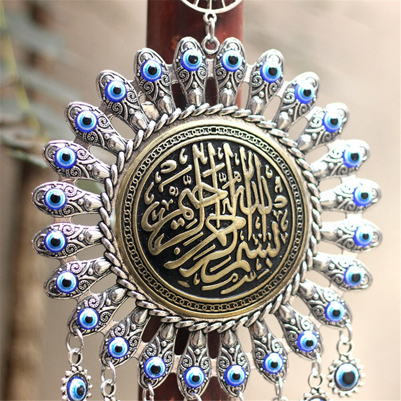 Big Turkish Evil Eye Mėlynos akys pakabukas Demonas Turkija Suvenyras patalpų sienų apdaila Stiklo lydinio automobilio kabantis šiaurietiškas namų papuošalas