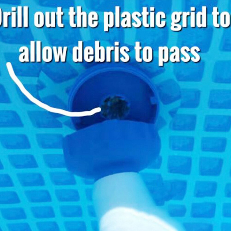 Baseino adapteris „Intex Surface Skimmer“ prie sienos tvirtinimo žarnos adapterio B baseino jungties baseino valymo įrangos adapterio dalys