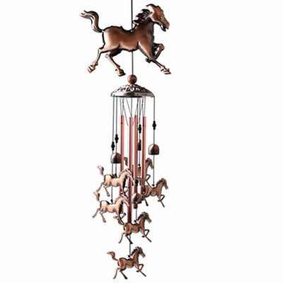 Gyvūnų vėjo varpeliai Kabantys Kūrybinis kiemo sodo apdaila Metalo varpelio pakabukas Šeimos durų amatai Namų aksesuarai