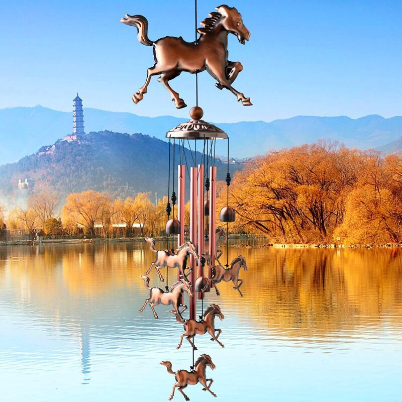 Gyvūnų vėjo varpeliai Kabantys Kūrybinis kiemo sodo apdaila Metalo varpelio pakabukas Šeimos durų amatai Namų aksesuarai