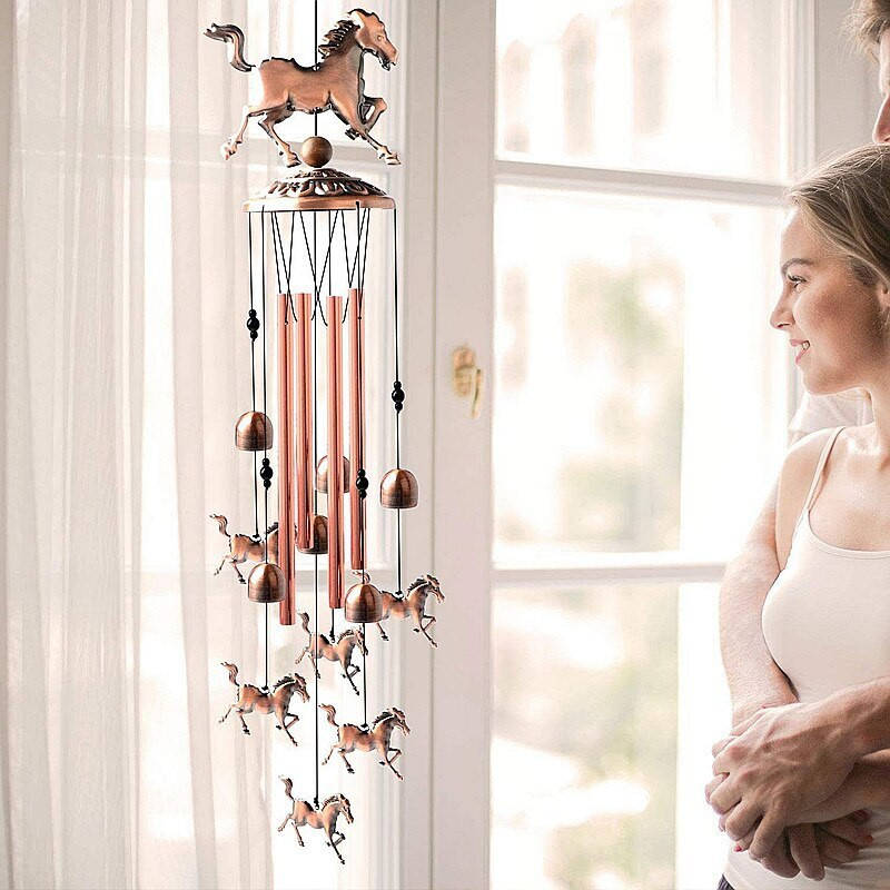 Gyvūnų vėjo varpeliai Kabantys Kūrybinis kiemo sodo apdaila Metalo varpelio pakabukas Šeimos durų amatai Namų aksesuarai