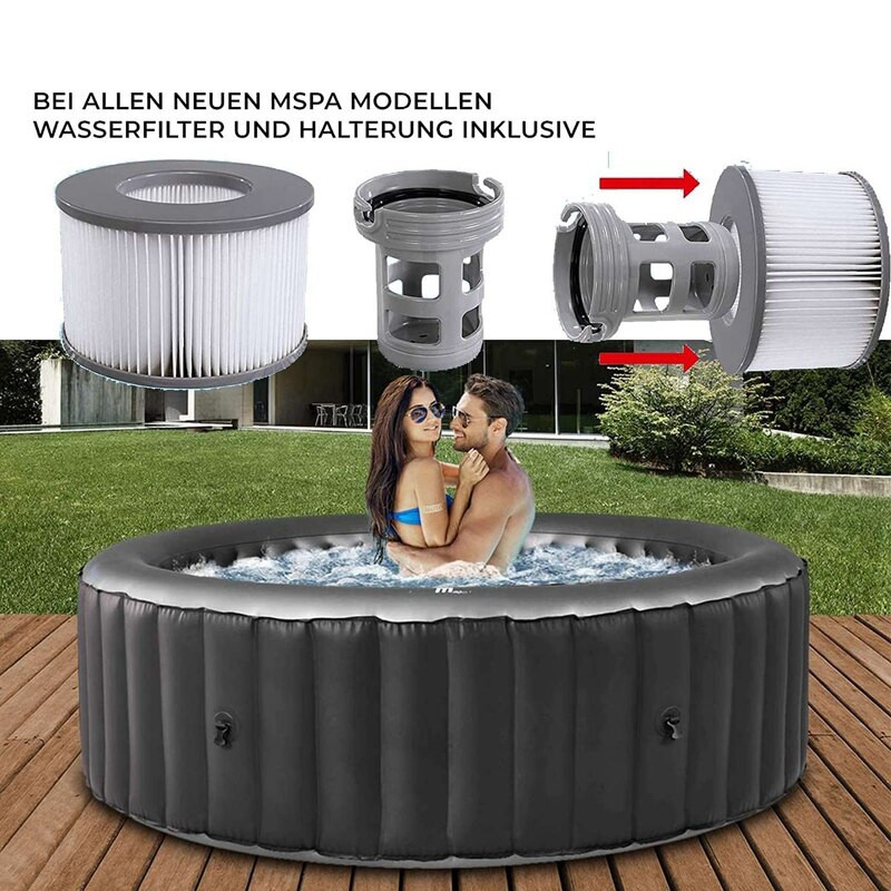 Whirlpool pakaitinis filtras Mspa filtro kasetės vandens filtras, karštų povandeninių laivų ir SPA filtras