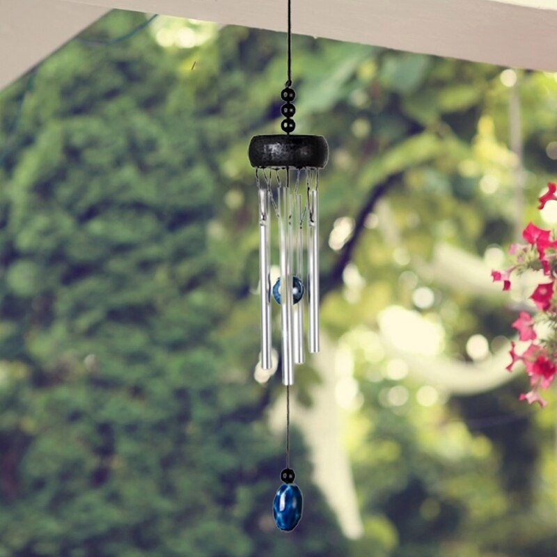 Metaliniai vėjo varpeliai Aliuminio strypai Kambarių namų dekoras Sodo dekoravimas Lauko pavasario balkonų dekoracijos