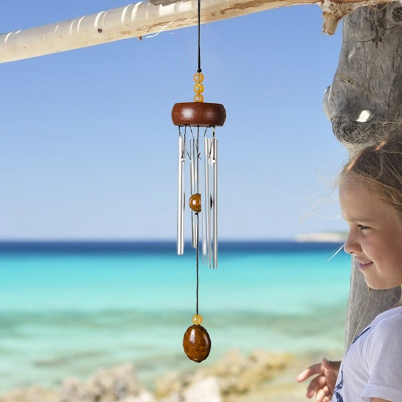 Metaliniai vėjo varpeliai Aliuminio strypai Kambarių namų dekoras Sodo dekoravimas Lauko pavasario balkonų dekoracijos