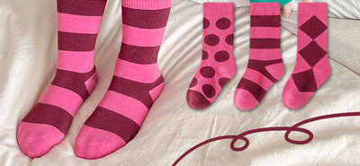 Šarene čarape s aplikacijama za djevojčice, 3 komada u kompletu