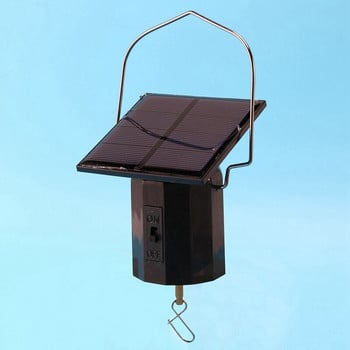 Solar Hanging Display Κινητήρας Περιστρεφόμενος Μικρός κινητήρας Ηλιακής Ενέργειας Wind Spinner Κινητήρας πολλαπλών χρήσεων Περιστρεφόμενος γάντζος 4 τμχ