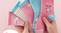 Vaikiškos kojinės mergaitėms - penkios vnt