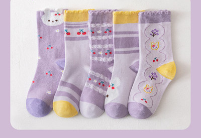 Ležérne detské ponožky pre dievčatá
