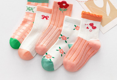 Ležérne detské ponožky pre dievčatá