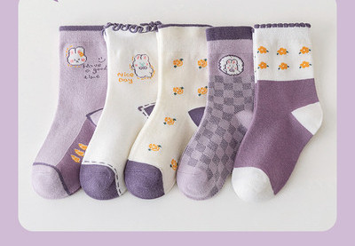 Ležérne detské ponožky pre dievčatá