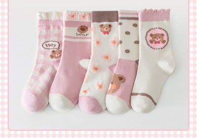 Ležérne detské ponožky pre dievčatá