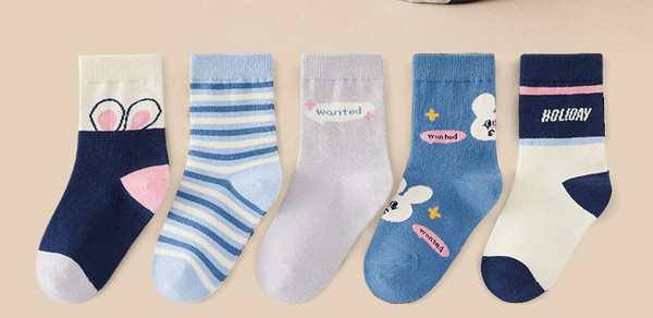 Ležérne detské ponožky pre dievčatá