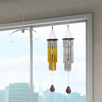 Χειροποίητα Wind Chimes 27 Tubes Pipes Wind Bell for Home Warming Balcony Christmas