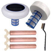 Päikeseenergia basseini ionisaator vask hõbe-ioon basseini puhastaja vetikate vastupidavus madalama kloorisisaldusega väliujumise veepuhastaja