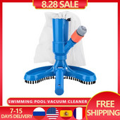 Vasaros baseino dulkių siurblys karšto spyruoklinio valymo dezinfekavimo įrankis siurbimo galvutės tvenkinio fontanas SPA šepetys su rankena EU/US