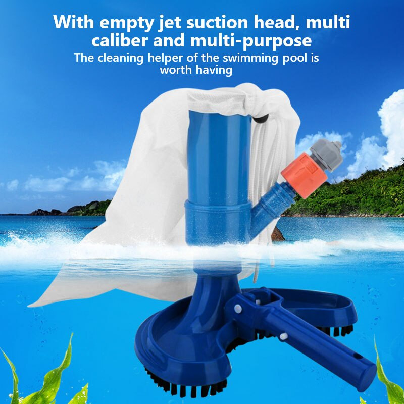 Vasaros baseino dulkių siurblys karšto spyruoklinio valymo dezinfekavimo įrankis siurbimo galvutės tvenkinio fontanas SPA šepetys su rankena EU/US