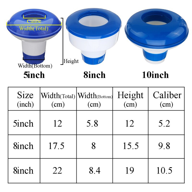 Baseino automatinis plaukiojantis sterilizatoriaus dozatorius siūlo stiprų chloro dozatorių