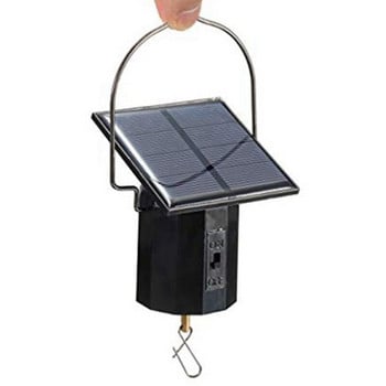 SHGO HOT-Solar Hanging Κινητήρας Περιστρεφόμενος Κινητήρας Μικρού Κινητήρα Ηλιακής Ενέργειας Wind Spinner Κινητήρας πολλαπλών χρήσεων Περιστρεφόμενος γάντζος 2τμχ