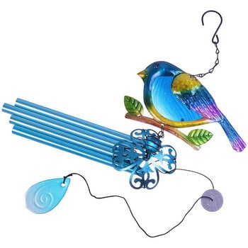 Ново-Wind Chimes Външен вътрешен декор Wind Chimes, Мобилни романтични Wind Bird Wind Chimes за домашен фестивал Декорация на градина